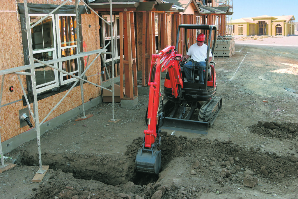 mini excavator rentals are great for many tasks.